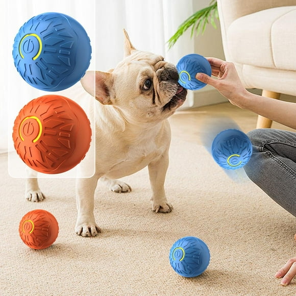 Sentmoon Indestructible Dog Toys Dog Toy Automatic Moving Dog Toy 2026 Bouncing Vibrating For Dogs Interactive Rotating Pet With USB Charging Cable Shaky Toy for Teething Puppies