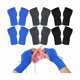 thumbnail image 1 of wonima44 6 Pairs Crochet Stress Relief Gloves for Pain Fingerless Arthritis Compression Lightweight Hand Gloves with Finger Holes for Women Men Crocheting Craft Sewing, 1 of 1
