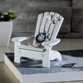 thumbnail image 4 of WRITWAA Set of 2 Mini Beach Chair Figurines Pine Ocean Theme Decorative Coastal, 4 of 8