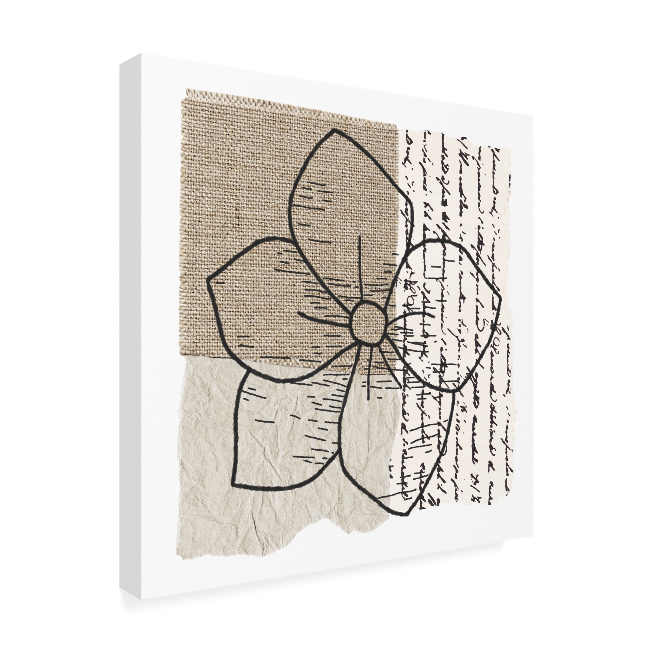 Trademark Fine Art Alonzo Saunders  Simple Flower I Canvas Wall Art