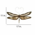 thumbnail image 2 of Eangee Dragonfly Wall Decor Earthtoned With Brown Border, 2 of 4
