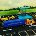 thumbnail image 2 of Modelo de camiones de niños Modelo de transporte Modelo de transporte Figura de automóvil simulada para regalo, 2 of 8
