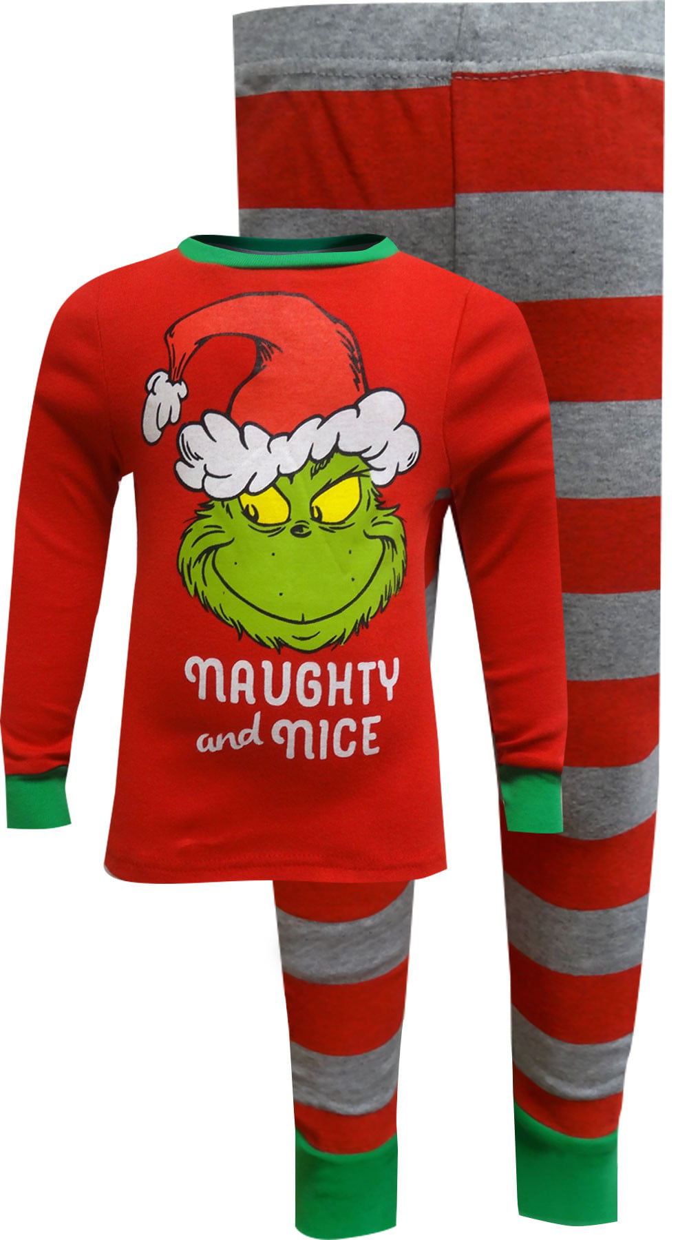 Seuss The Grinch Naughty and Nice Girls Cotton Costume Set Dr 