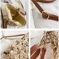 thumbnail image 6 of JUYGO Square Bag Straw Beach Bags For Women Rattan Purse Summer Straw Crossbody Handmade Raffia Bag Handbag Purse Shoulder Bag, 6 of 6