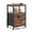 Brown/1P, variant on Alvantor Bedside Table Charging Station Nightstand with Fabric Drawers, End Side Table for Bedroom Living Room