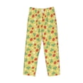 thumbnail image 2 of Vsdgher Floral Strawberr Print Mens Pajama Pants Sleep & Lounge Pants, PJ Bottoms With elastic waistb and Pockets, 2 of 5