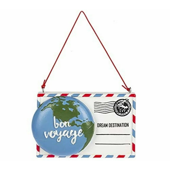 Holiday Ornament Globe Ornament Polyresin Dream Destination Mx175835