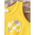 thumbnail image 6 of Bagilaanoe 2pcs Toddler Baby Girl Shorts Set Sleeveless Tank Tops + Shorts 6M 12M 18M 24M 3T Kids Casual Summer Clothes, 6 of 7