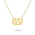 thumbnail image 3 of Constellation Theme Friendship Necklace Creative Comfortable Ins Exquisite Durable Rust-proof Lightweight Fashion Accessory Cancer gold, 3 of 6