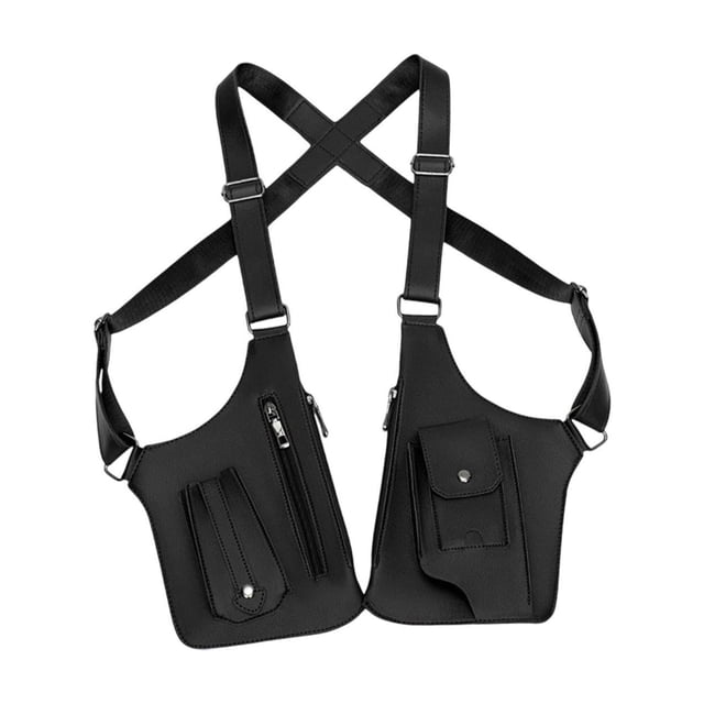 Bolso de hombro Anti ladrón Perfecl para senderismo Camp Negro 27,5 cm x 31 cm