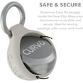 thumbnail image 4 of CURVD Premium Carrying Case, One-Size - Waterproof Keychain Holder for Earplugs, Pills, Coins (Honey), 4 of 9