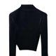 thumbnail image 4 of Karight Women's Dressy Mock Neck Velvet Blouse Long Sleeve Elegant Business Casual Tops Ladies Office Party Shirts, 4 of 5