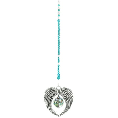 

NUOH Convenient Hanging Pendant Easy Use Alloy Exquisite Angle Wings Wall Ornament for Living Room