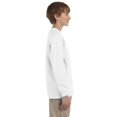 thumbnail image 3 of The Jerzees Youth 5.6 oz. DRI-POWERÃ‚Â® ACTIVE Long-Sleeve T-Shirt - WHITE - XL, 3 of 4