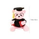 thumbnail image 3 of Oso de peluche de graduación | Muñeco de peluche con toga, birrete y gafas | Regalo de graduación de poliéster suave para estudiantes, mentores y decoración del hogar y la oficina., 3 of 5