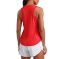 thumbnail image 1 of Musculosa CRZ YOGA Racerback sin mangas Rojo Profundo XL, 1 of 5