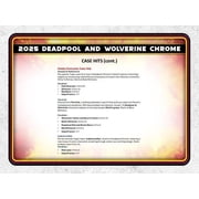 2025 Topps Chrome Deadpool Hobby Box