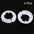 thumbnail image 2 of Uxcell 34-35mm PP Plastic Water Pipe Cover Decoration 4 Pack White, 2 of 5