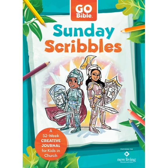 Go Bible Sunday Scribbles: A 52-Week Creative Journal for Kids in Church, (Spiral-Bound)