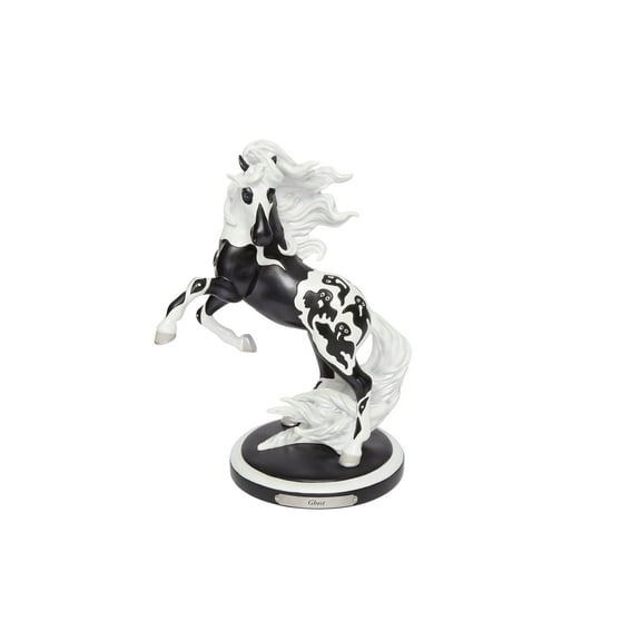 Enesco Trail of Painted Ponies Ghost Figurine, 10.3in H Black and White