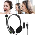 thumbnail image 2 of JJEAN-USB Headset with Microphone, Lightweight PC Headphones for Business, Online Courses, Skype Chat, Call Center, Gaming, Noise Reduction, 2 of 2