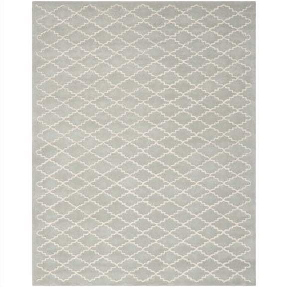 SAFAVIEH Chatham CHT721E Handmade Light Blue / Ivory Rug