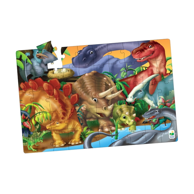 The Learning Journey, Jumbo Floor Puzzle, Dinosaur Theme, Kids