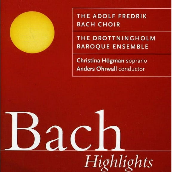 Adolf Fredriks Bachk R - Bach Highlights - Music & Performance - CD