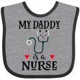 thumbnail image 3 of Inktastic Daddy is a Nurse Baby Boys or Girls Baby Bib, 3 of 4
