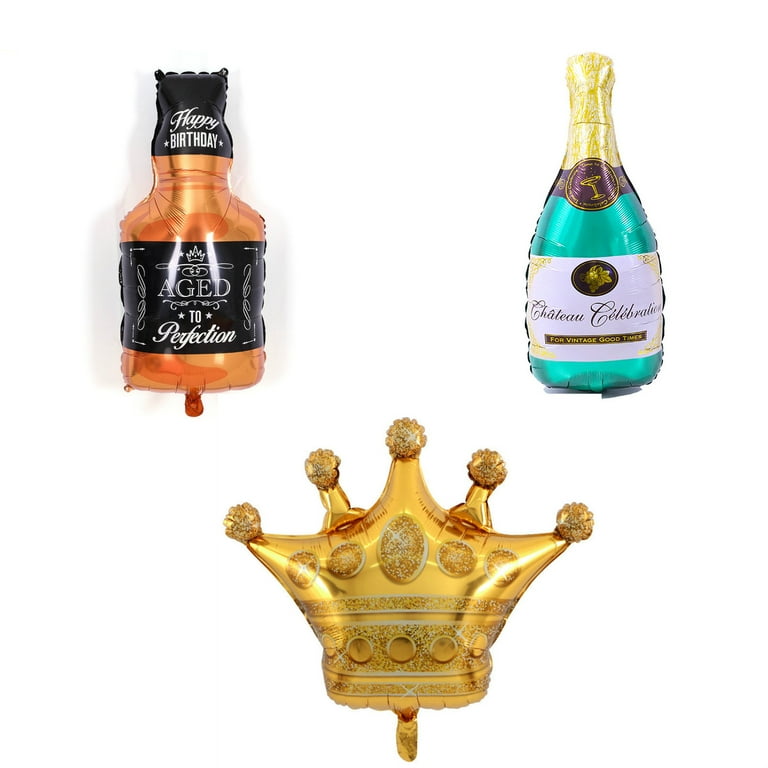 Whiskey Birthday Set Balloons Whiskey Birthday Set Balloons