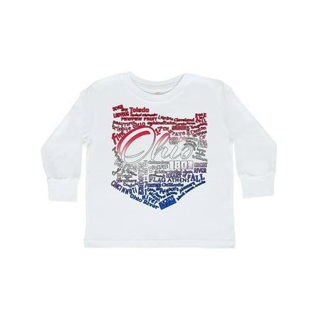 

Inktastic Ohio Word Salad Gift Toddler Boy or Toddler Girl Long Sleeve T-Shirt
