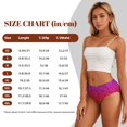 thumbnail image 4 of Balery Rainbow Glitter Ropa Interior de Algodón para Mujer con Dibujo – Braguitas Cómodas y Elásticas, Estilo Clásico-XX-Large, 4 of 6