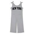 thumbnail image 4 of Girls Jumpsuits Overalls Grey Loose Rompers Girls Summer Outfits Cute Teen Clothes 13-14 Years Girls Fashion, 4 of 5