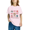 thumbnail image 4 of Fiudx Camiseta para Niños, Tela Suave y Fresca, Blusa Cómoda de Cuello Redondo, Camisa Elegante de Manga Corta, Ropa Informal de Diario, Moda para Niños y Niñas, Regalo Escolar Perfecto., 4 of 6
