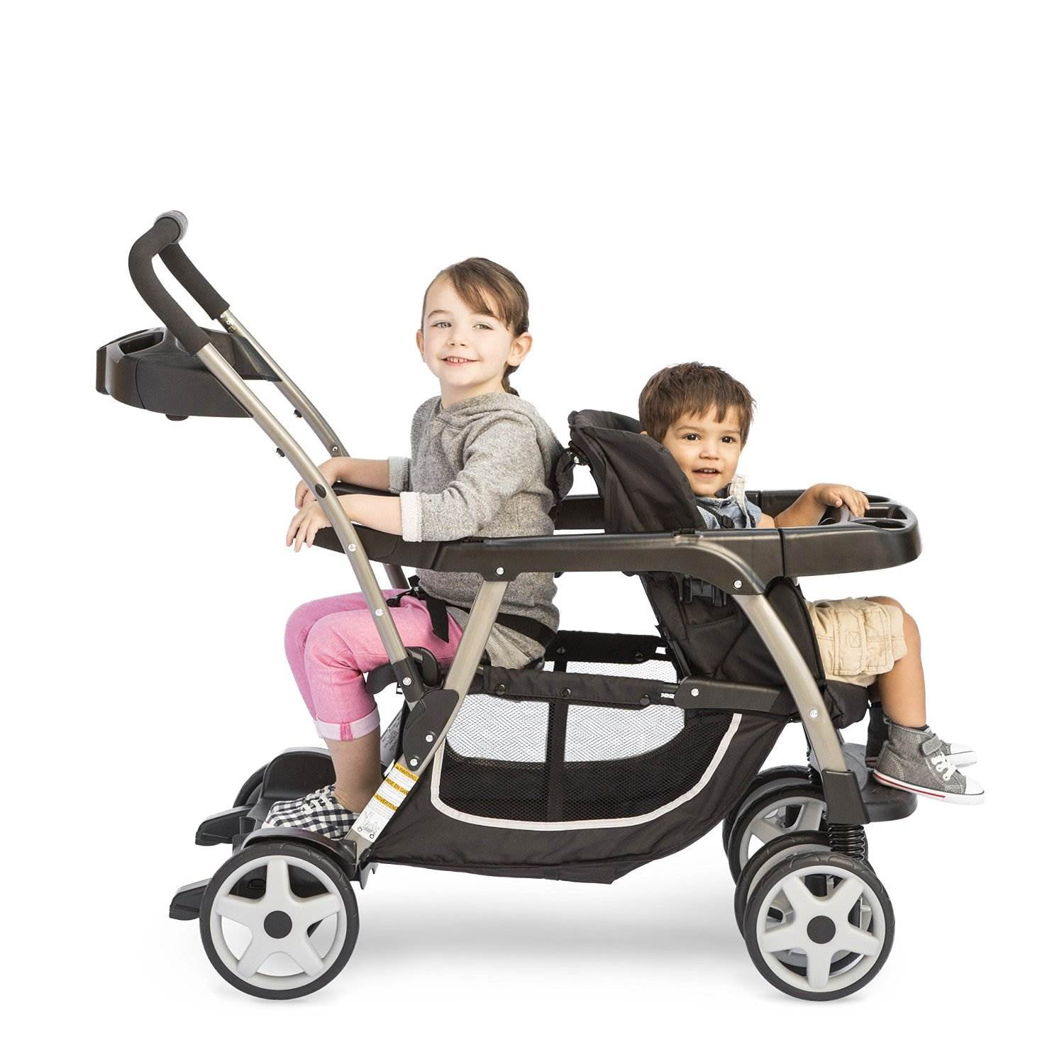 graco ready to grow stand and ride double stroller