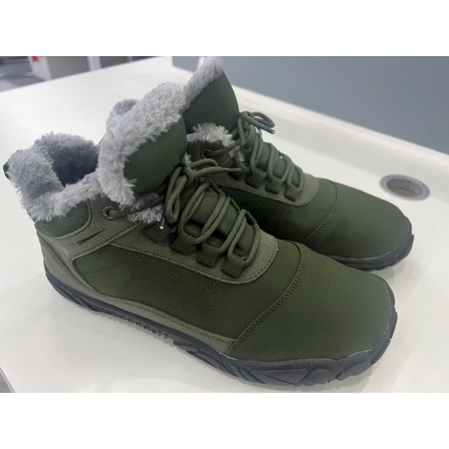 Zapatos Piel Cálidos Botas Felpa Invierno Antideslizantes Impermeables para Viajes Y Escalada