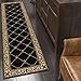 thumbnail image 3 of Orleans Traditional Border Black Runner Rug, 2' x 7', 3 of 4