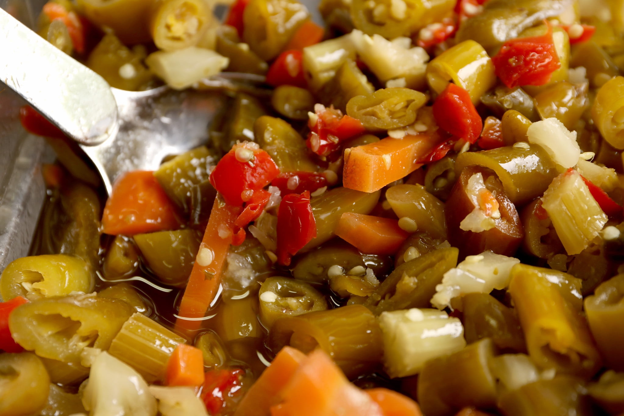 Sun Of Italy Giardiniera Hot 32 OZ (Pack of 12)