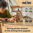 thumbnail image 4 of LEGO ONE PIECE Battle at Arlong Park Building Blocks - Pretend Play Building Toy for Boys & Girls, Ages 9+ - 5 Straw Hat Pirates Toy Figures & Playset for Anime Fans - Gift Idea for Birthdays - 75638, 4 of 8
