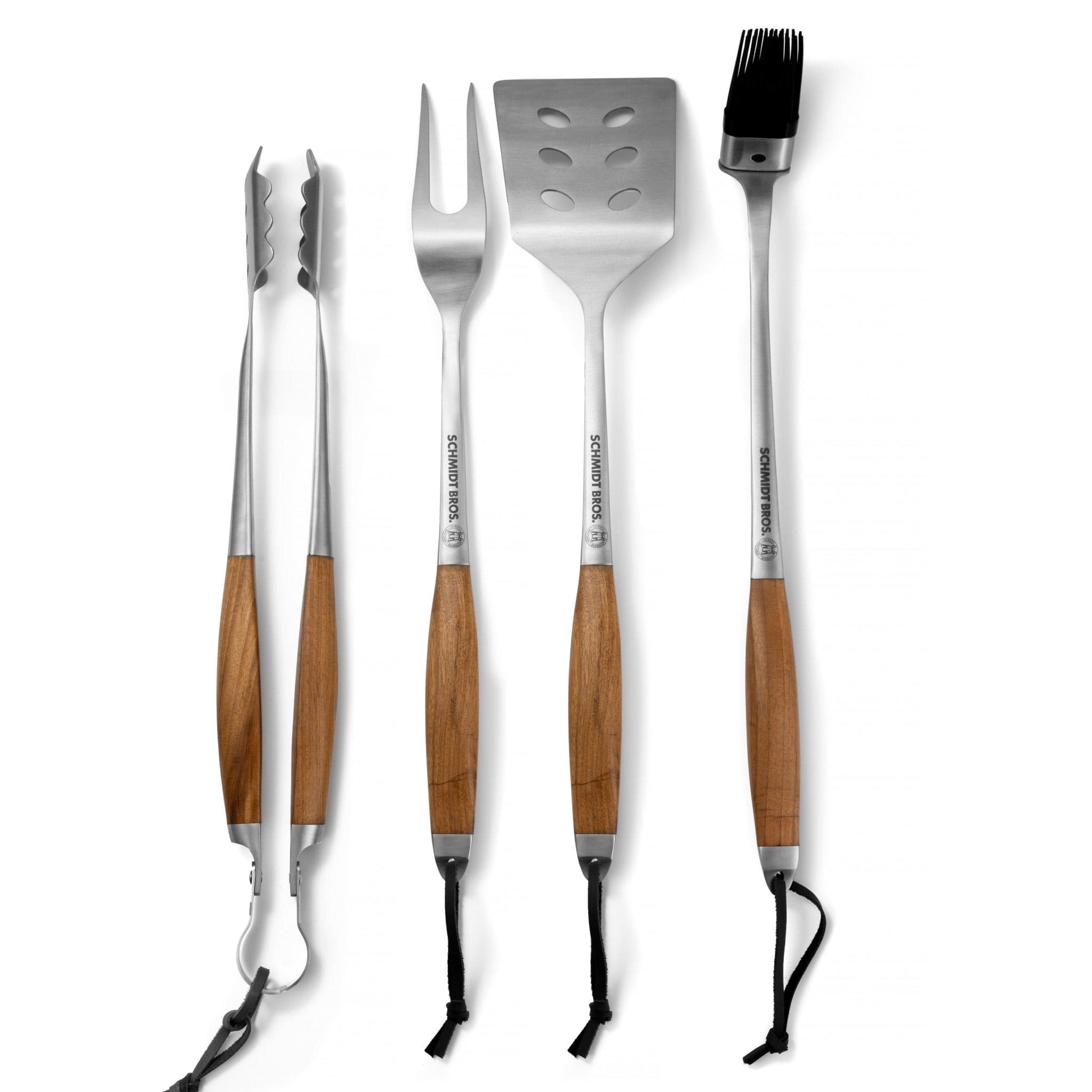 Schmidt Brothers Cutlery Bonded Teak Grill Set - Thumbnail 2