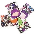 thumbnail image 3 of Halloween Pumpkin Zombie Witch Vampire Sticker Halloween Ornament Stickers 4pcs, 3 of 8