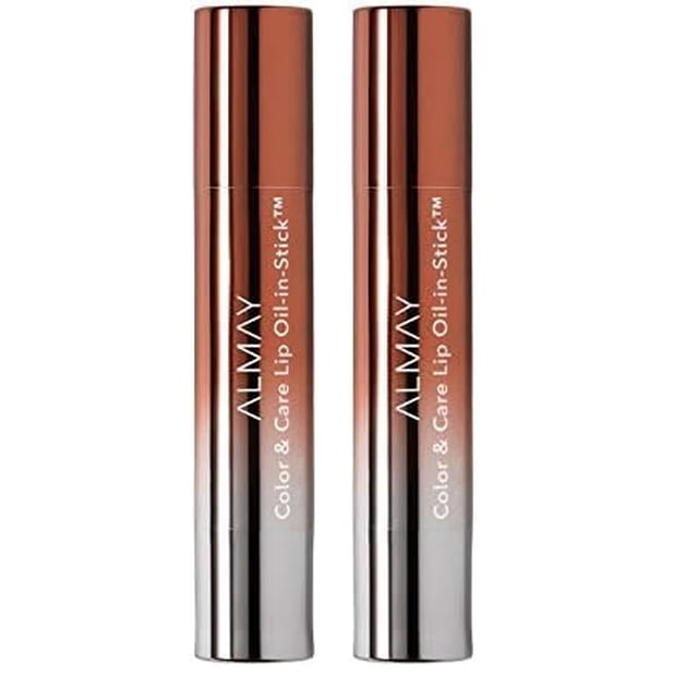 Aceite labial Almay Dulce De Leche Color & Care hipoalergénico 5 ml x2