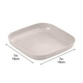 thumbnail image 3 of Outoloxit Square Snack Tray 7 Inch, Durable Plastic Serving Plates for Kitchen, Living Room Coffee Table Fruit Candy Dish, 3 of 6
