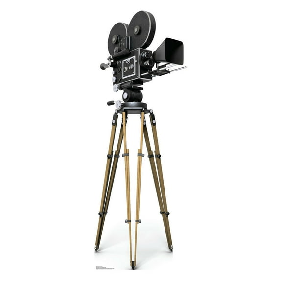 Hollywood Camera Life-Size Cardboard Cutout