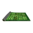 thumbnail image 2 of Ahgly Company Indoor Rectangle Abstract Green Modern Area Rugs, 7' x 9', 2 of 4