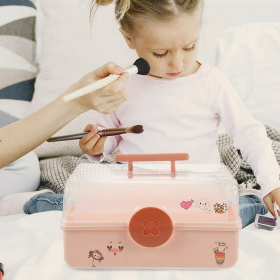 Toyvian Portable Hair Accessories Organizer Box for Jewelry Headbands and Small Items