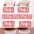 thumbnail image 2 of Paquete De 5 Juegos De Manteles Para El Día De San Valentín, Camino De Mesa Rojo De Encaje Y Manteles Individuales, Decoración Del Día De San Valentín Para El Hogar, Fiesta De Aniversario De Boda Kearding HA034502-00, 2 of 6