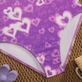 thumbnail image 6 of CAICJ98 Girls One Piece Swimsuits Cut Out Spaghetti Straps Bathing Suit for Girls Floral Beach Swimwear (Purple,11-12 Years), 6 of 7