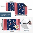 thumbnail image 5 of Independence Day Dish Drying Mats for Kitchen Counter, Red Stripes Star Polka Dots Absorbent Coffee Bar Mat with Non-slip Rubber Backed Quick Drying Dish Rack Pad 12"x16", 5 of 9