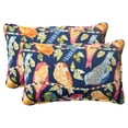 thumbnail image 1 of Pillow Perfect 495989 Ash Hill Navy Rectangle Throw Pillow (Set of 2), 1 of 1